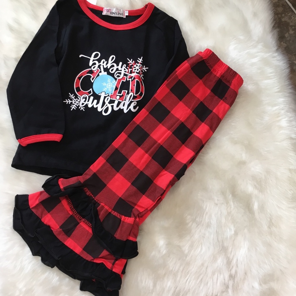 Baby It’s Cold Outside Holiday 2 Piece Set